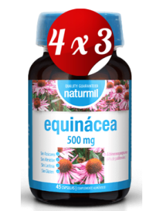 Pack 4x3 uds Equinácea 500 Mg  90 Capsulas De Dietmed