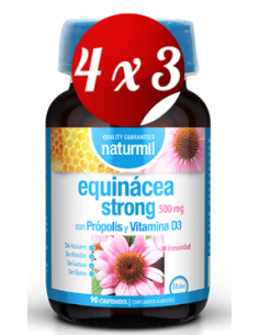 Pack 4x3 uds Equinácea Strong  90 Comprimidos De Dietmed