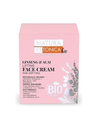Crema Facial Ginseng-Acai 50Ml. Bio de Natura Estonica
