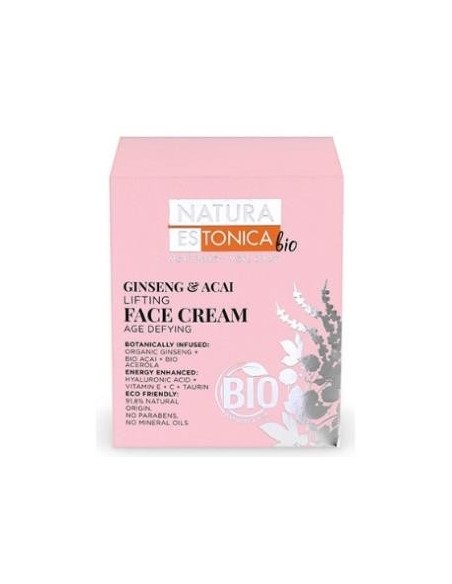 Crema Facial Ginseng-Acai 50Ml. Bio de Natura Estonica