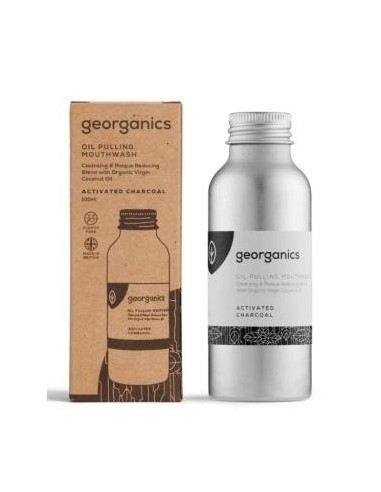 Enjuage Bucal Con Aceite Carbon Activado 100Ml. de Georganics