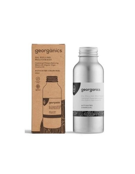 Enjuage Bucal Con Aceite Carbon Activado 100Ml. de Georganics