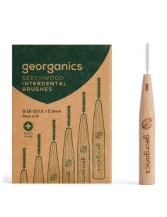 Cepillo Interdental Madera De Haya 2. Georganics