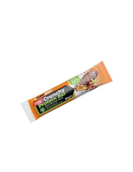 Crunhy Protein Bar Vainilla Caramel Barritas 24Uds Named Sport