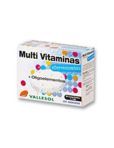 Vallesol Multivi+Olig. Efervescente 24 comprimidos - Valleso