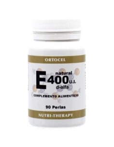 Vitamina E 400Ui D-Alpha (Natural) 90Perlas de Ortocel Nutri-Therapy 2