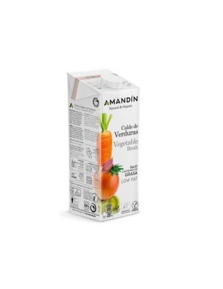 Caldo De Verduras 1Lt 6Uds. Bio Amandin