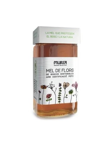 Miel De Flores De Bosques Sostenibles Pefc 420 Gramos Muria