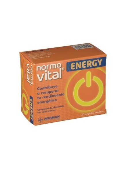 Normovital Expo Energy 20 Amp 12 Unidades Normon
