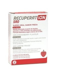 Recuperat-Ion Suero Oral Sabor Fresa 4 Sobres Recuperat-Ion