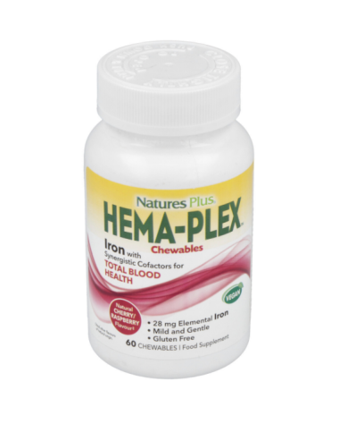 Hema-Plex Masticable 60 Comp. de Natures Plus