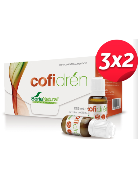 Pack 3x2 Cofidren 15 Viales de Soria Natural