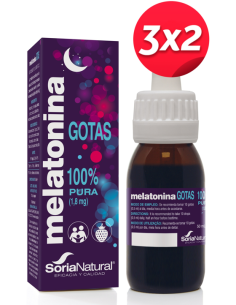 Pack 3x2 Melatonina 50 ml de Soria Natural