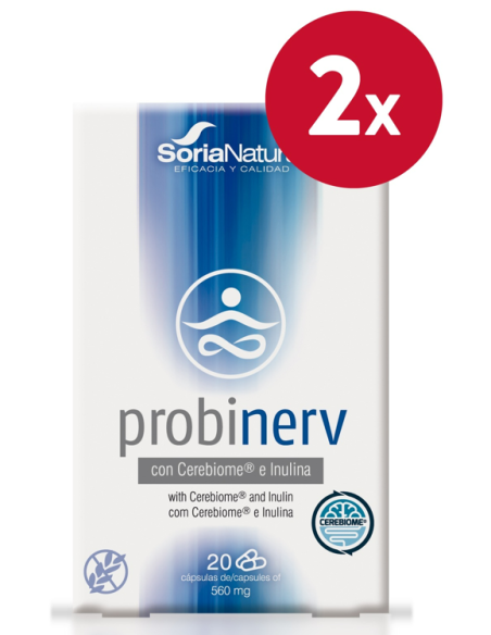 Pack de 2 ud Probinerv 20Cap. de Soria Natural
