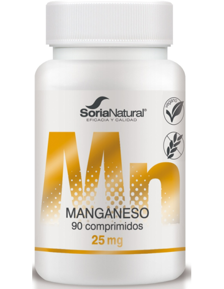 Manganeso Liberacion Sostenida 600Mg 90Comp. de Soria Natural