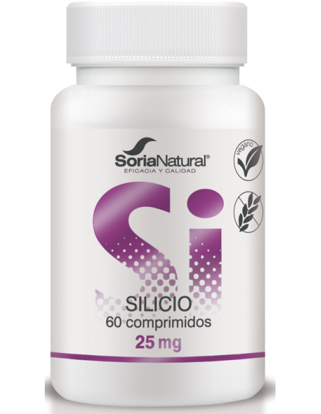 Silicio 60 comprimidos de Liberacion sostenida de Soria Natural