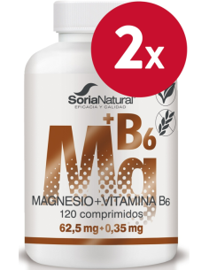 Pack de 2 ud Magnesio+Vit B6 Liberacion Sostenida 155