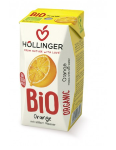 Minibrick Zumo De Naranja Bio 3 x 200 ml de Hollinger