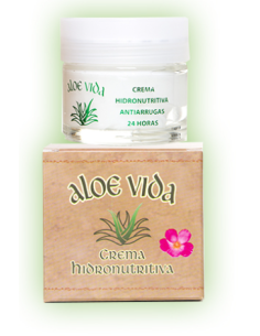 Crema Hidronutritiva Aloe Vida 50 ml  Hidratación Profunda