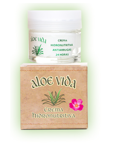 Crema Hidronutritiva Aloe Vida 50 ml  Hidratación Profunda