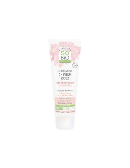 Champu Suave Leche Almendras-Proteinas Arroz 250 Ml de So´Bio Etic