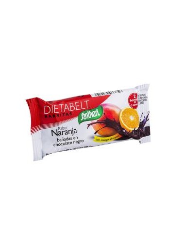 Dietabelt Barritas Choco Negro-Naranja Caja 16 Unidades Santiveri
