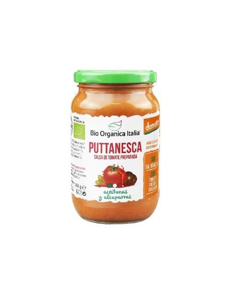 Salsa De Tomate Puttanesca 325Ml. Demeter de Bio Organica Italia