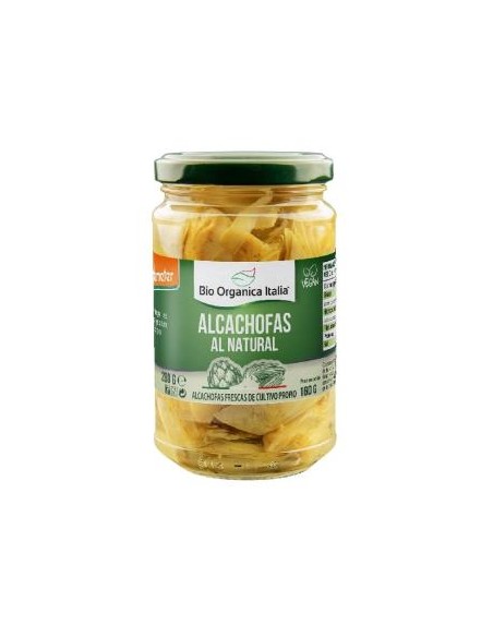Alcachofas Al Natural 280Gr. Demeter de Bio Organica Italia