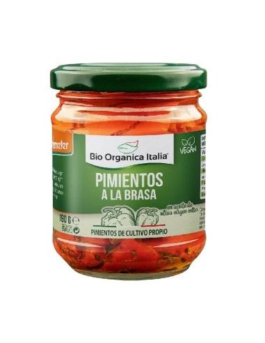 Pimiento A La Brasa En Aceite 190 Gr Demeter de Bio Organica Italia