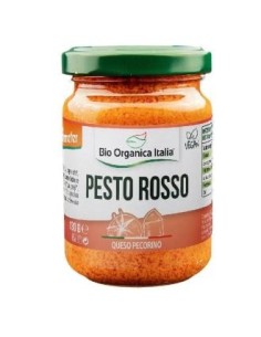Pesto Rosso Pecorino 130 Gr Bio Vegan de Bio Organica Italia
