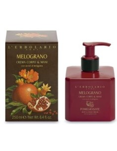 Melograno Crema Cuerpo y Manos 250ml L´Erbolario Hidratante
