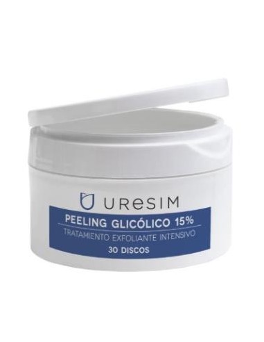 Uresim Peeling Glicolico 15% Exfoliante 30Discos. de Uresim
