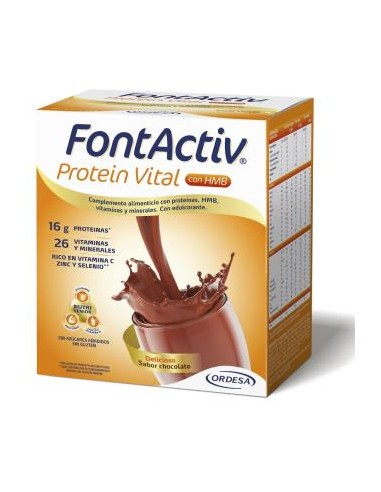 Fontactiv Protein Vital Chocolate 14Sbrs. de Fontactive Otc