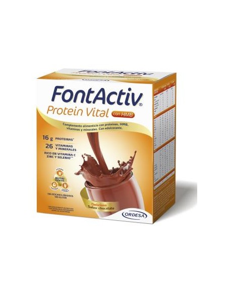 Fontactiv Protein Vital Chocolate 14Sbrs. de Fontactive Otc