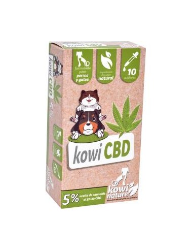 Kowi Cbd 5% Perros Y Gatos 10Ml. de Kowi Nature Vet