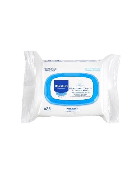 Toallitas Limpiadoras Bebe-Niño 25Uds. Mustela