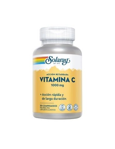 Vit. C 1000Mg.Small 30Comp. de Solaray