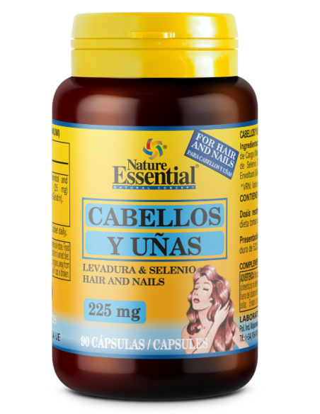 Cabello y Uñas con Selenio Nature Essential 90 Cápsulas