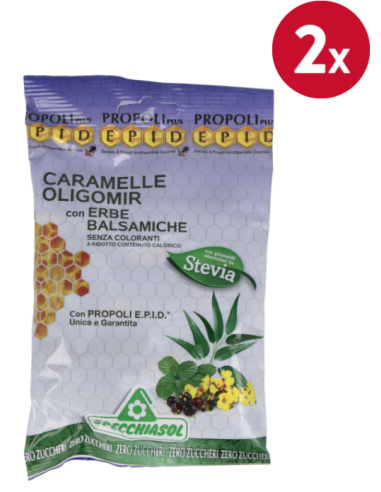 Pack 2 Caramelos Oligomir Specchiasol 24 Piezas Saludables