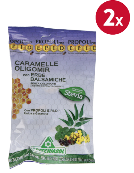 Pack 2 Caramelos Oligomir Specchiasol 24 Piezas Saludables