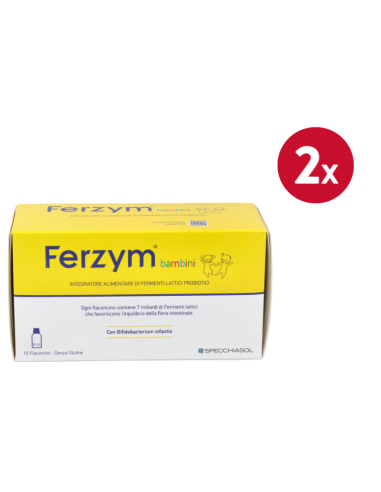 Pack 2 Ferzym Plus Junior 10 Viales 8 ml Specchiasol Oferta