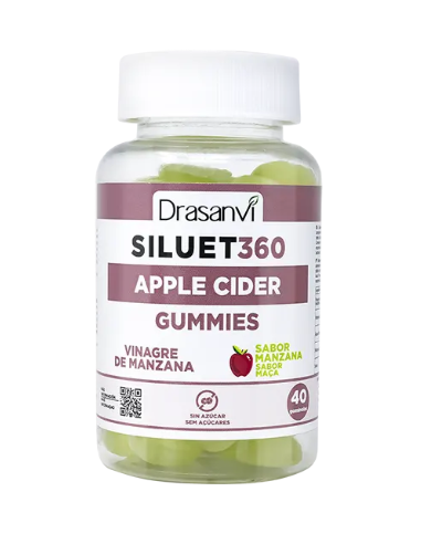 Vinagre Manzana 40 Gominolas Siluet 360 Drasanvi
