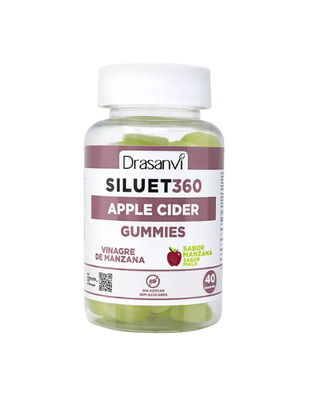 Vinagre Manzana 40 Gominolas Siluet 360 Drasanvi