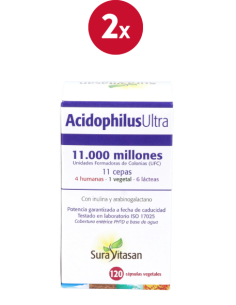 Pack 2 Acidophilus Ultra 120 cápsulas Sura Vitasan oferta