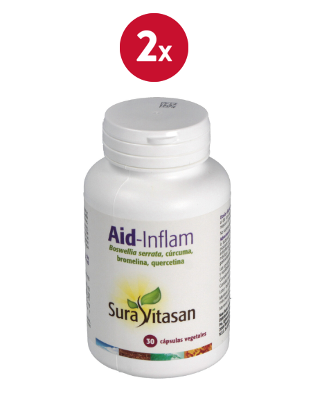 Pack 2 Aid-Inflam 30 cápsulas Sura Vitasan - Alivio natural