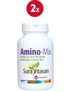 Pack 2 Amino-Mix 240 comprimidos Sura Vitasan – Energía y Vitalidad
