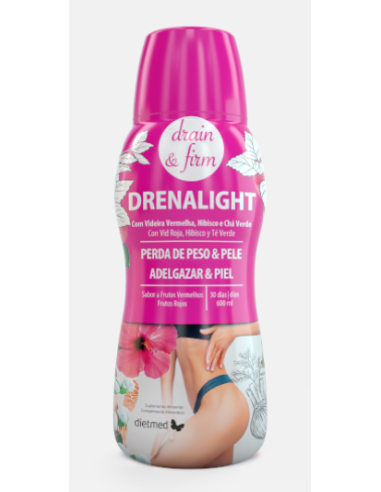 Pack 4x3 uds Drenalight Drain & Firm 600Ml. de Dietme