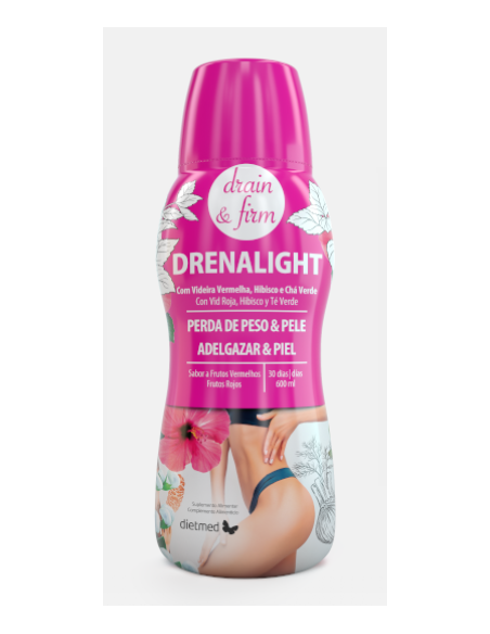 Pack 4x3 uds Drenalight Drain & Firm 600Ml. de Dietme