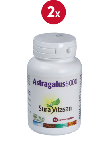 Pack de 2 uds Astragalus 8000 30Cap. de Sura Vitasan