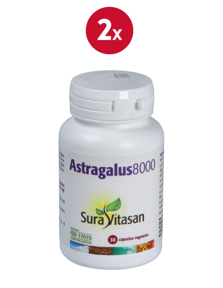 Pack de 2 uds Astragalus 8000 30Cap. de Sura Vitasan